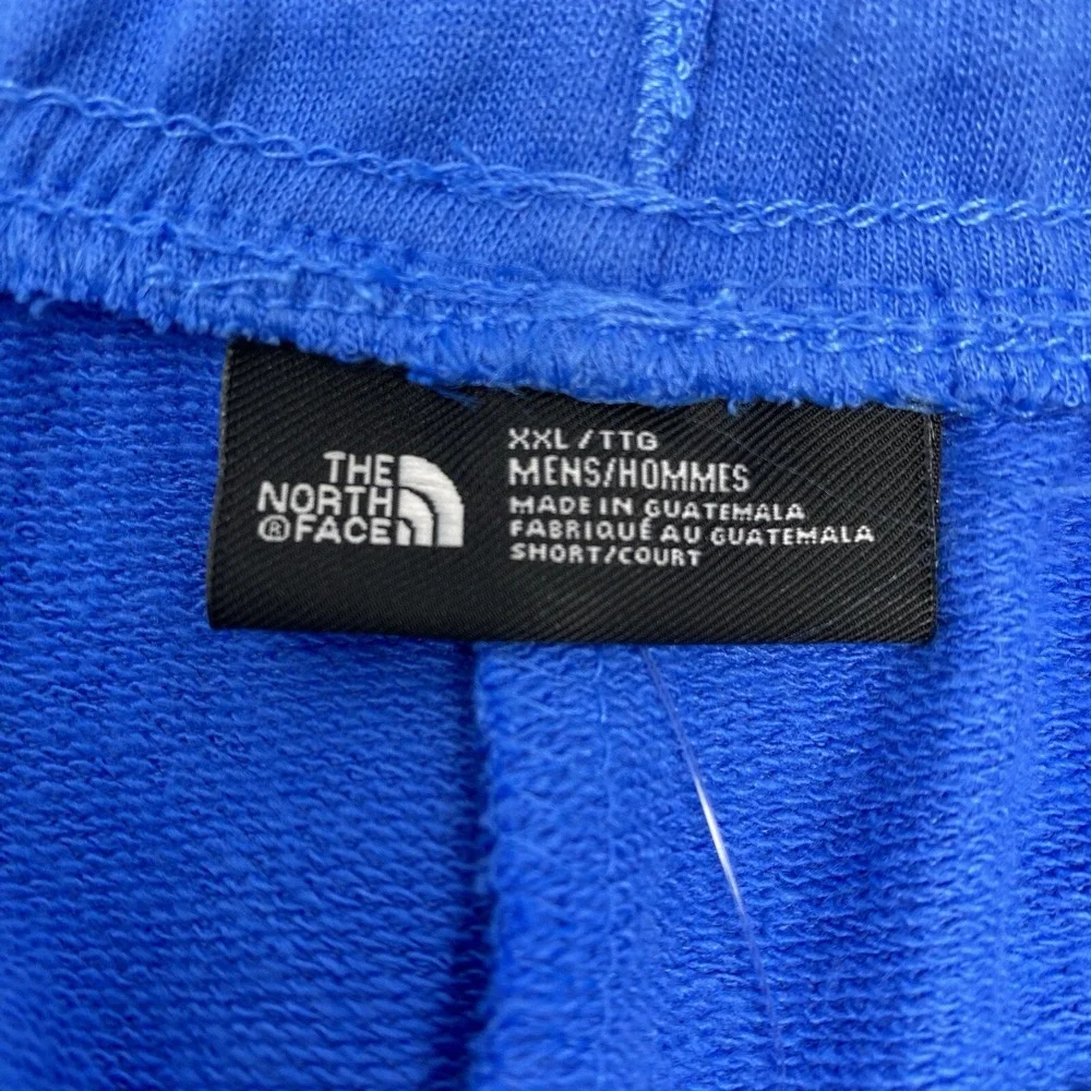 The North Face‎ Fleece Shorts Mens XXL Blue Simple Logo Relaxed Fit NF0A81TYLV6